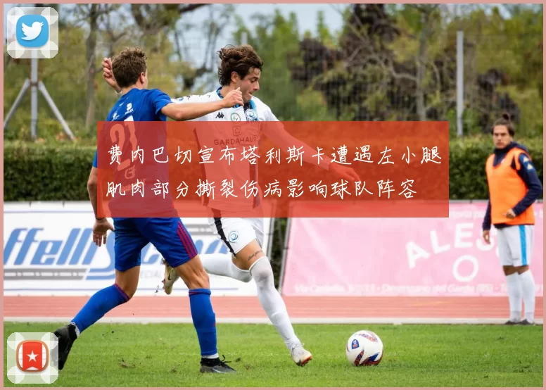 费内巴切宣布塔利斯卡遭遇左小腿肌肉部分撕裂伤病影响球队阵容